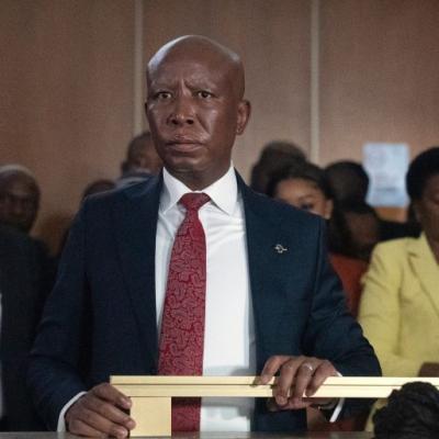 Julius Malema, leader of the Economic Freedom Fighters (EFF), has been sentenced to five years in prison for unlawful possession and discharge of a firearm
